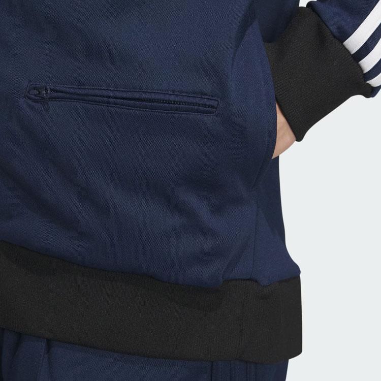 Adidas X Clubhaus Collaboration Track Jacket Three Stripes Color Block Letter Embroidery Golf Retro Jacket Men Jacket Navy-Blue IT6869