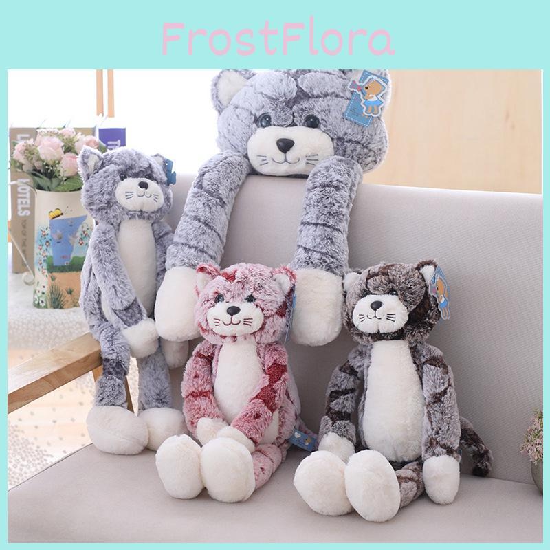 Adorable Large Cat Plush Toy Soft Cute Stuffed Doll Perfect For Christmas Gift
