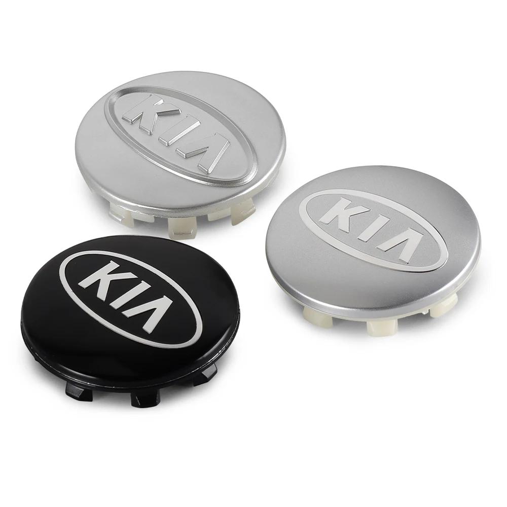 56MM Stylizacja Samochodu Nakładka na Środek Koła Pokrywy Piasty Odznaka Akcesorium dla KIA sportage ceed sorento cerato optima picanto rio soul stonic