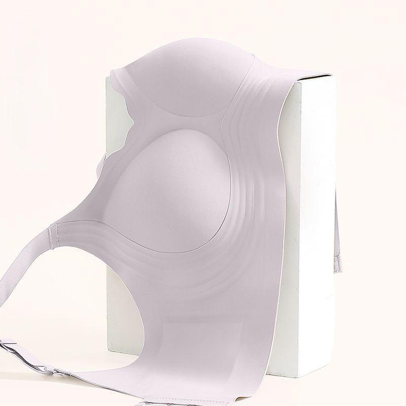 

Летний бесшовный тональный крем, невидимое нижнее белье большого размера, непрозрачный, для большой груди, с небольшим пуш-апом, коллекция против провисания, бюстгальтер-корсет M 70E-75BCDEFG-80BCD