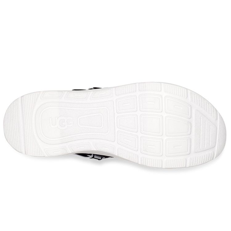 UGG Zima Ya Series Fabric Comfortable Cushioning Thick Sole Sandals Women Sandals Black 1125101-BLK