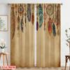 2pcs,2D plane printing Print Curtains DreamCatchers Durable Polyester (without rod) Versatile All Ldeal for Living Room,