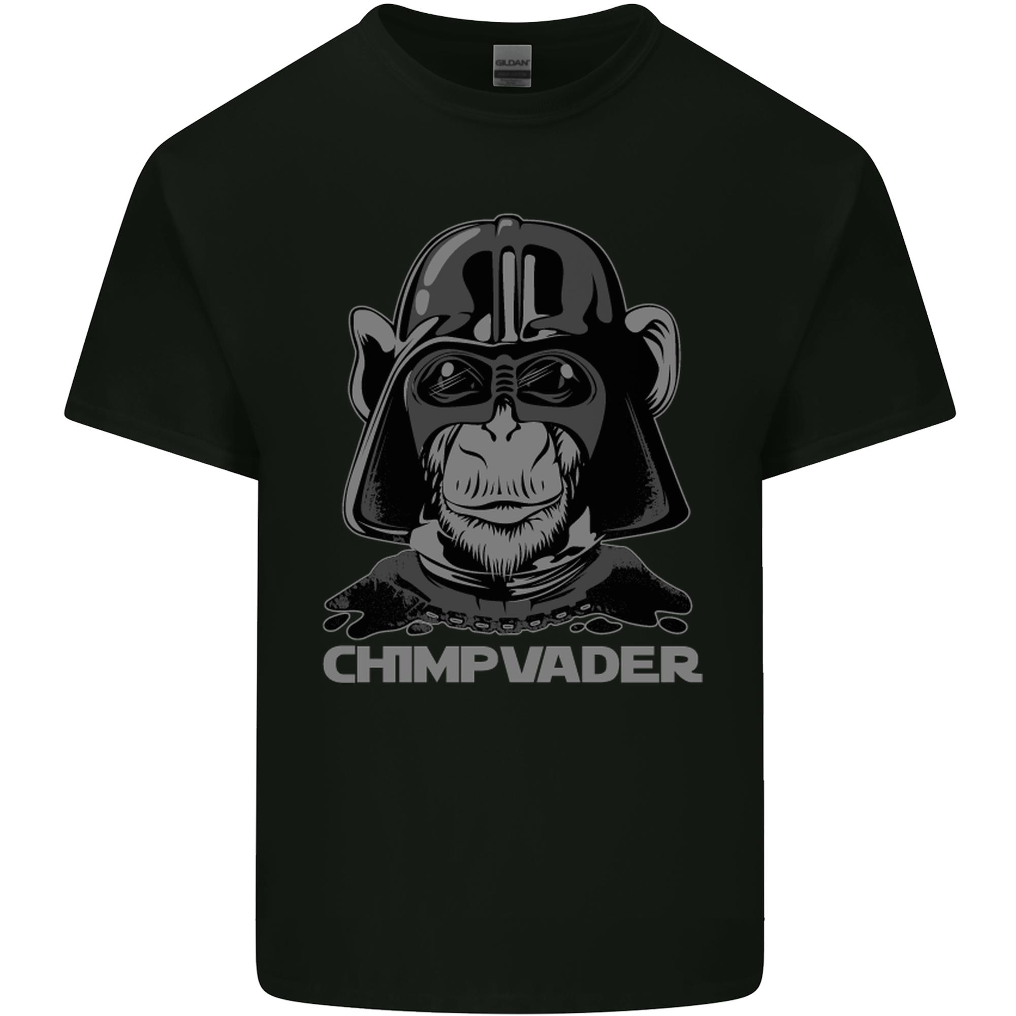 Chimpvader Monkey Ape Chimpanzee Chimp Unisexs Light Cotton TShirt S