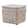 Dellki Luna Square Ivory WE09IV Pot, Gold, Small,