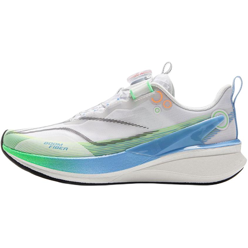 Li Ning Childrens Chitu 8 Pro Versatile Comfortable Non-Slip Low-Top Running Shoes Kids Sneaker White Blue Green YKFV028-9