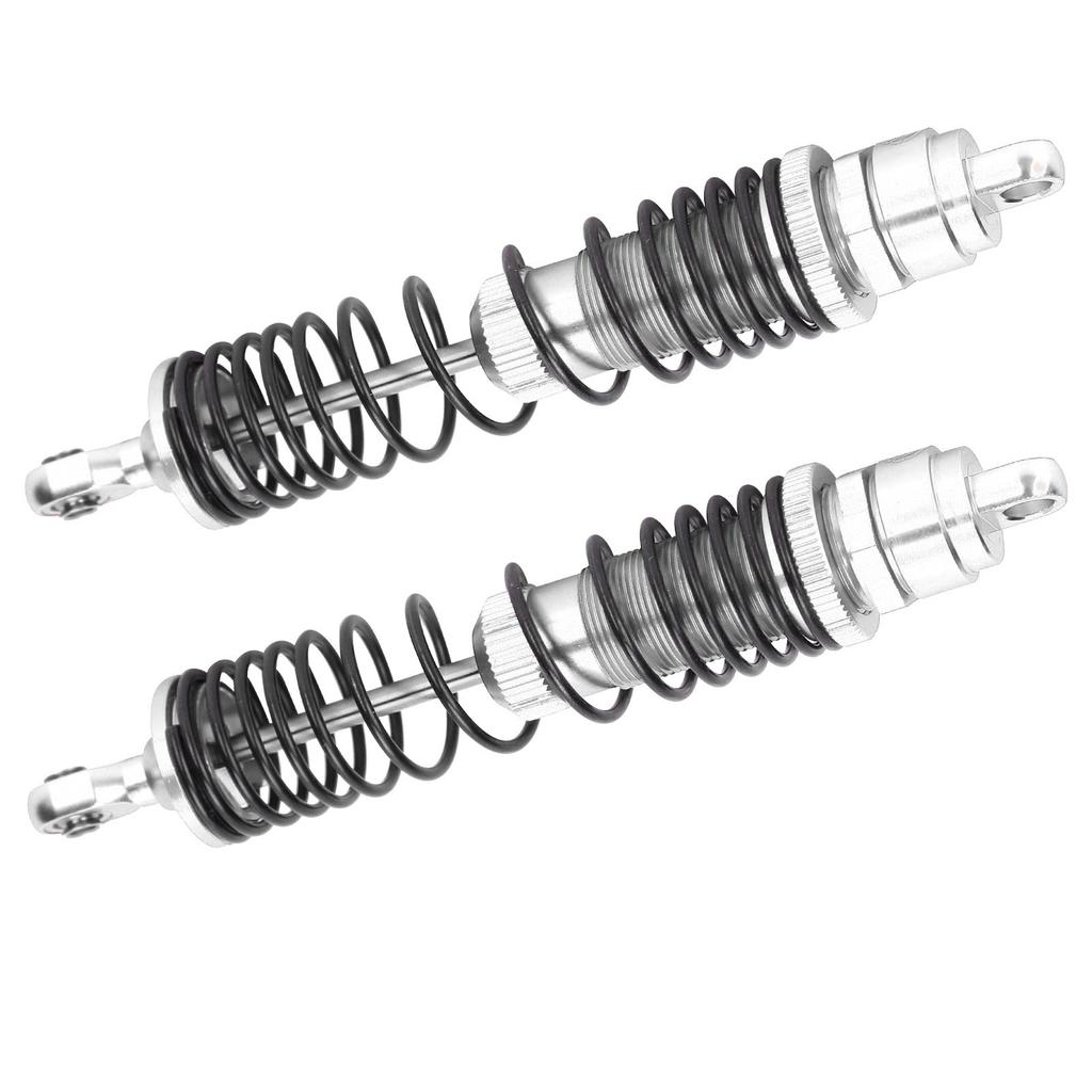 2Pcs 110mm RC Metal Rear Shock Absorber Damper for TRAXXAS   SLASH 1 10 RC Car PartsSilver