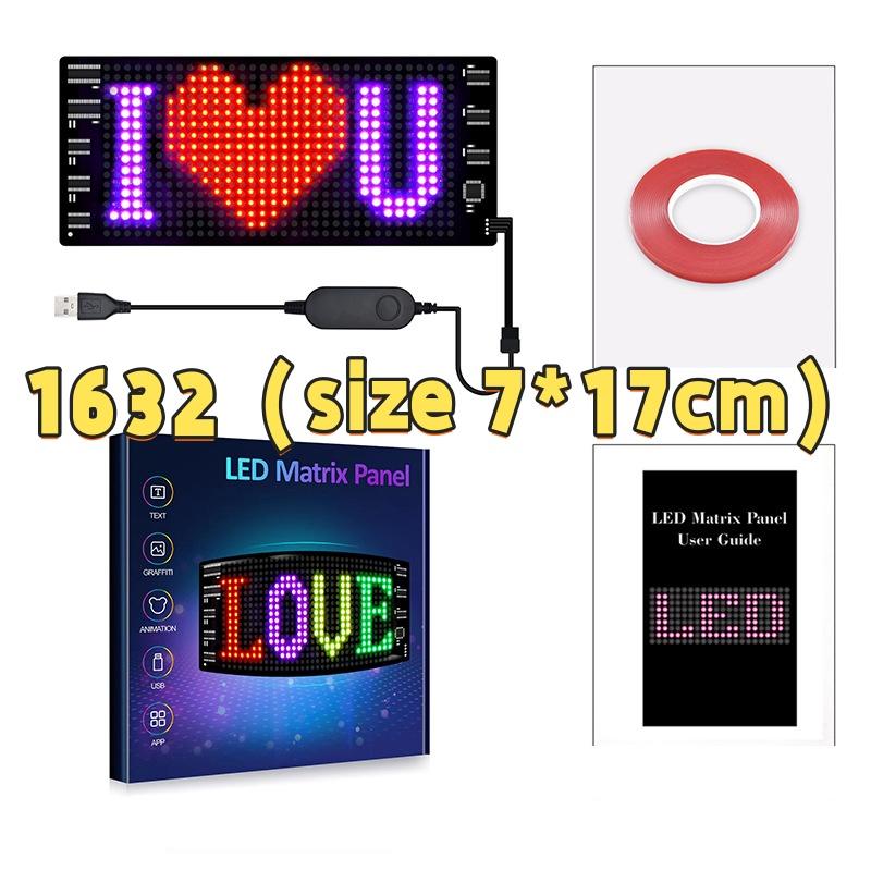 

1 шт. Светодиодная панель вывески Приложение BluetoothДисплей для автомобиля Бегущая строка Реклама Управление Логотип Подсветка Для магазинов отелей KTV баров рекламные вывески 1PCS