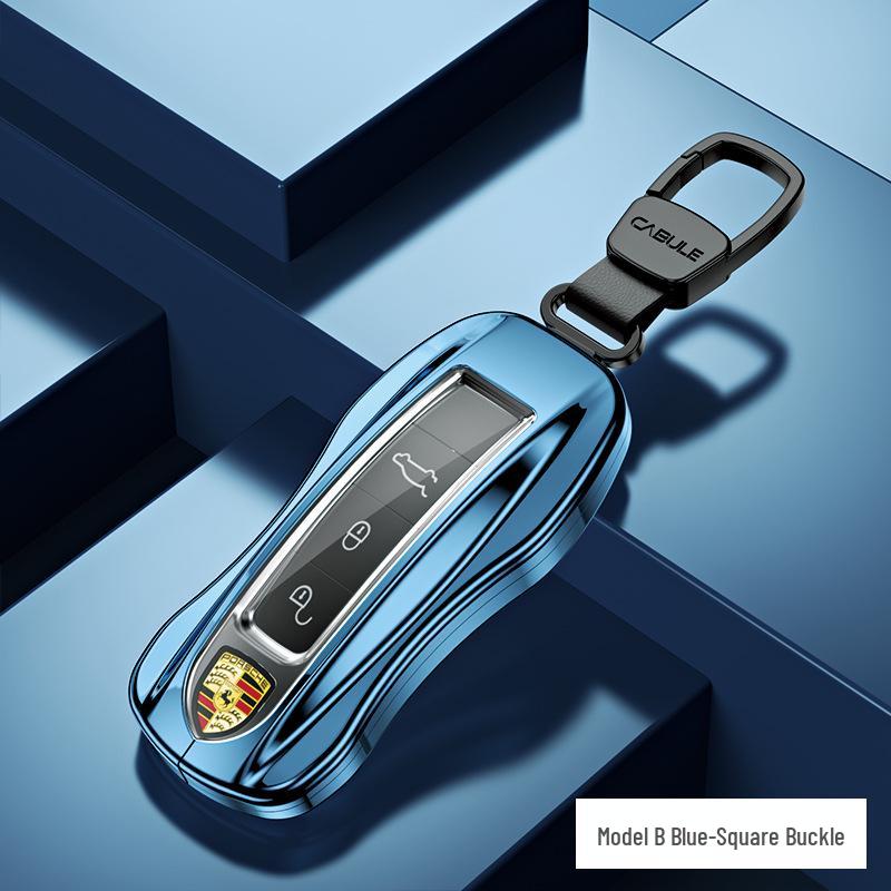 Aluminum Alloy Key Shell for Porsche Cayenne, Macan, 911, Panamera