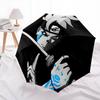 Naruto Anime pattern, automatic folding umbrella, portable and foldable design, 8 ribs, a Christmas or birthday gift.