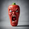Screaming Vegetables Figurine Resin Emotional Veggies Ornament Evil Screaming Carrot