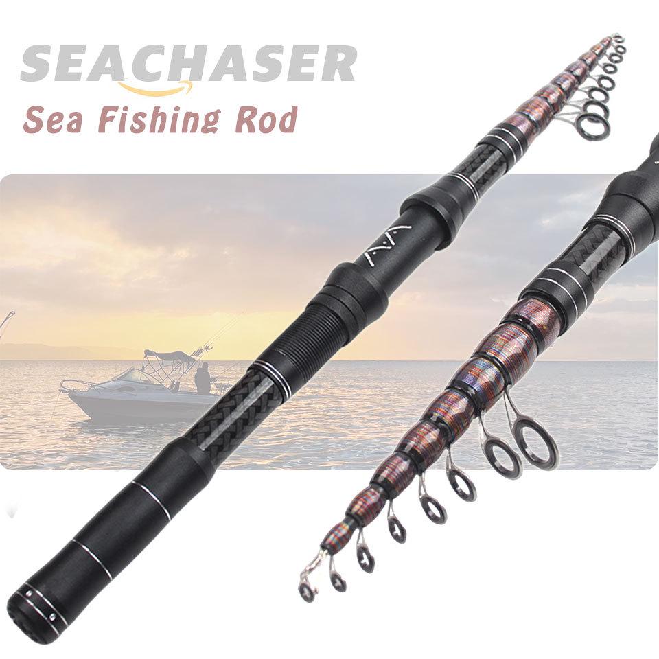 Ultra-Short Portable Retractable Carbon Lure Fishing Rod - All-Water & General Purpose