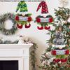 Christmas Pendant Snowflake Hat  Needle Pendant Decoration Christmas Tree Decoration Props Christmas Eve Home Restaurant Decoration