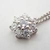 [Used] Pt900/Pt850 Diamond Pendant/necklace/g482-90