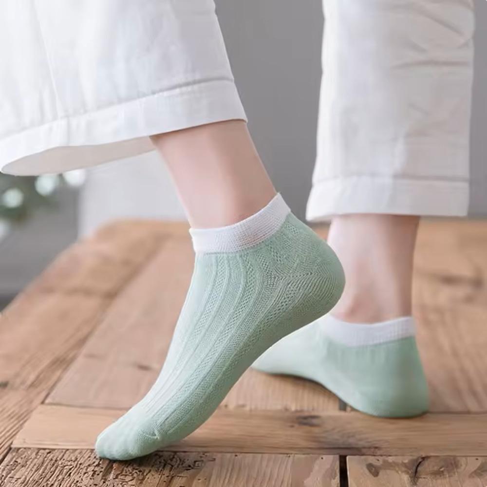 5 Pairs Multicolor Short Socks Thin Ankle Socks New Socks Women