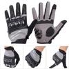 Winter Unisex Anti Collision Breathable Bike Gloves Cycling Equipment Black(black S)