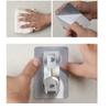 2pc Bathroom Adhesive Adjustable Wall Mount Shower Nozzle Holder Bracket No Drilling