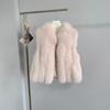 Fur year new fox fur vest women's medium and long young fur integrated vest fluff