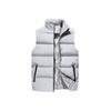Men's Solid-color Casual Vest, Men's And Women's Zipper Stand-up Collar Thickened Warm Vest Jacket