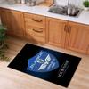 fk railway worker Customizable name kitchen floor mat easy to clean and wipe down Suitable for kitchens living rooms and entryways—a perfec