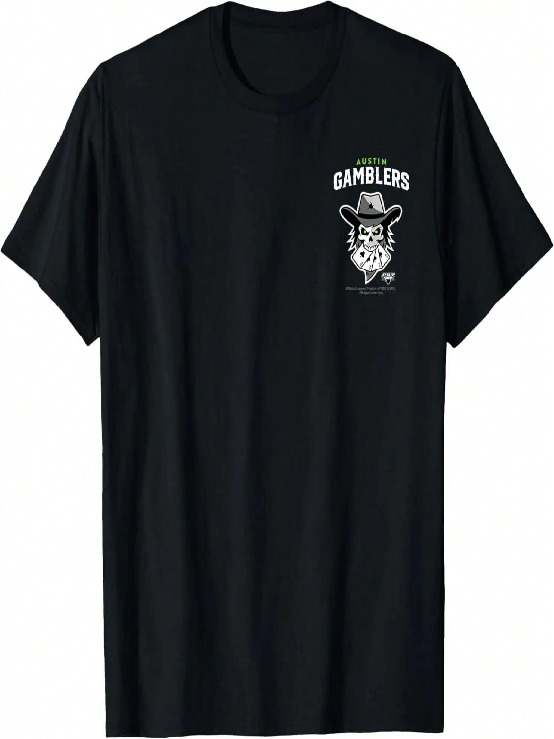 PBR Professional Bull Riders Austin Gamblers Pocket Logo T-Shirt S разноцветный