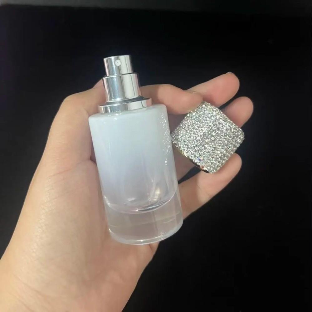 30ML Glass Perfume Atomizer Exquisite Rhinestone Oil Diffuser Bottle Perfume Dispenser  Home Decor