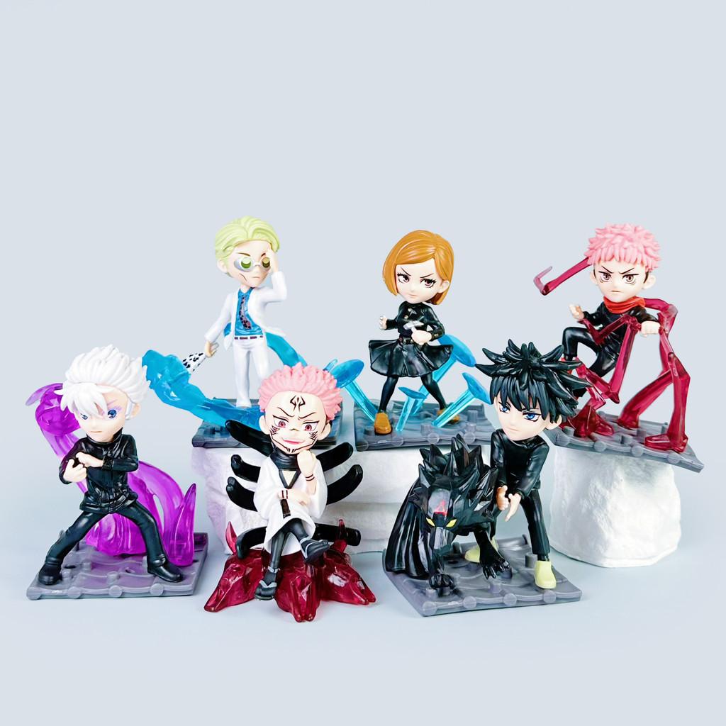 Jujutsu Kaisen Pvc Character Models With Battle Pose Effects For Anime Collectors And Decor