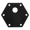 6 Hole Carbon Fiber Steering Wheel Horn Cover Plate High Strength Universal For VERTEX