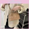 Trendy Street Style Pu Leather Shoulder Bag Minimalist Square Crossbody For 2023