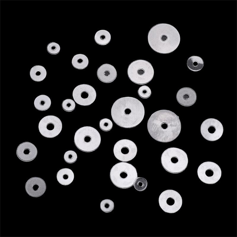 

Durable Transparent PP Gasket Beads for DIY Beaded Bracelets Transparent, 50 pcs/pack