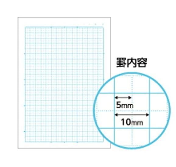 KOKUYO Campus Animal Print 5mm Grid Ruled 10mm Solid Panda of Notebook, Cover, (with Lines), Design, No. 30AS10-5 - [Set 10]