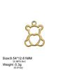 Teamer 5pcs/lot Stainless Steel Charms for Jewelry Making Bear Leaves Stars Pendant Mini Charm Bracelet DIY Accessories Hot Sale