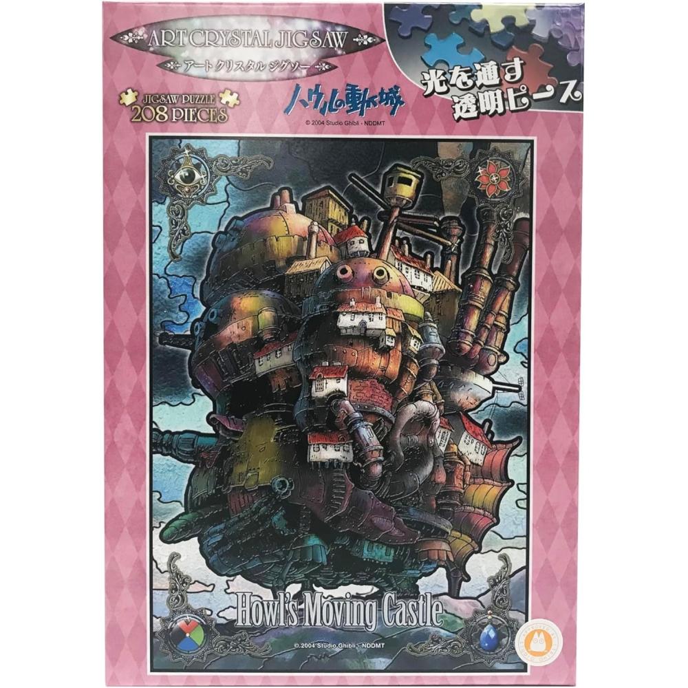 EnSky Howl S Moving caStle Art cryStal jigSaw 208 Piece Evening caStle