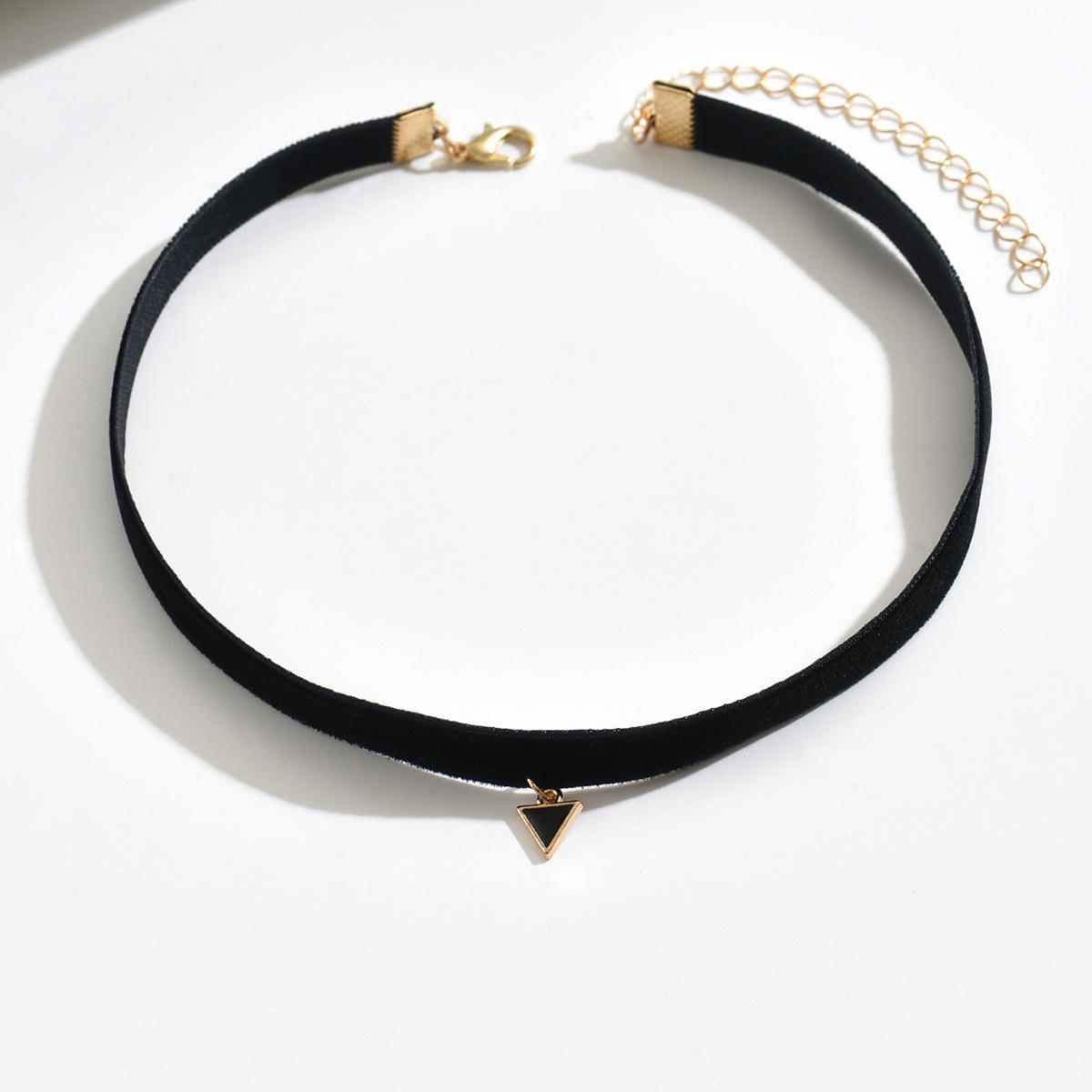 Хит продаж чокер-ожерелье комбинация готический темный стиль короткий кулон многослойное ожерелье сложенное ожерелье