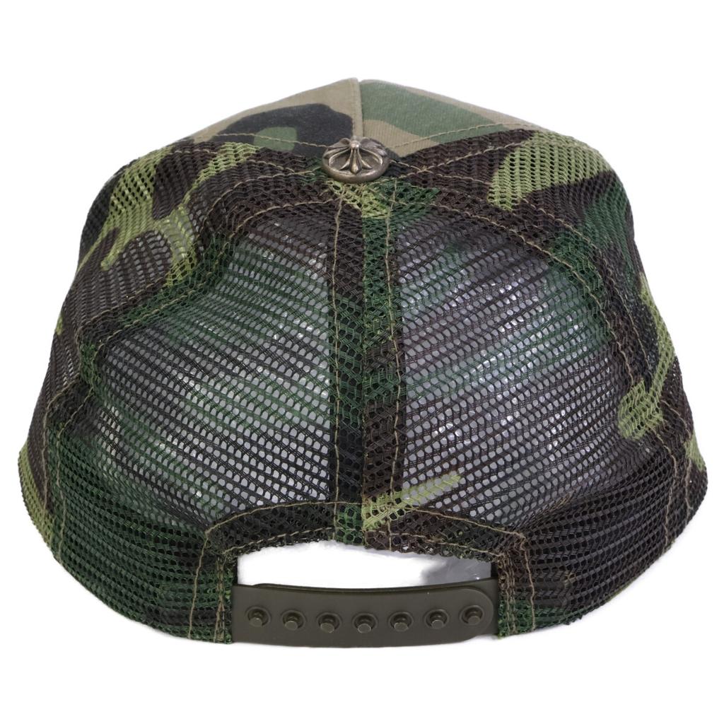 CHROME HEARTS 925 Trucker Cap CH Camouflage Schwarz Hut OS(EINHEITSGRÖSSE) 53-60 KhakiUsed
