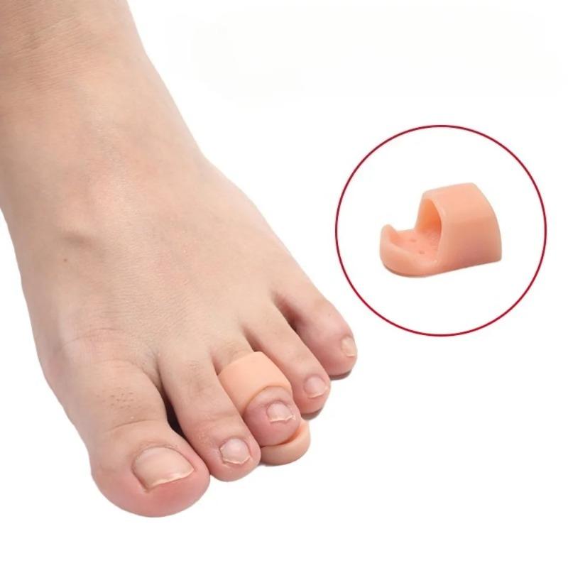 2/4PCS Hammer Toe Corrector Hammertoe Straightener for Curled Crooked Bent Claw and Overlapping Toes Bunion Pads Foot Care Tools