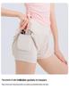 Women's V-Neck Short Sleeve Sports T-Shirt - Solid Color, Breathable, Slimming Fitness Top for Spring/Summer.