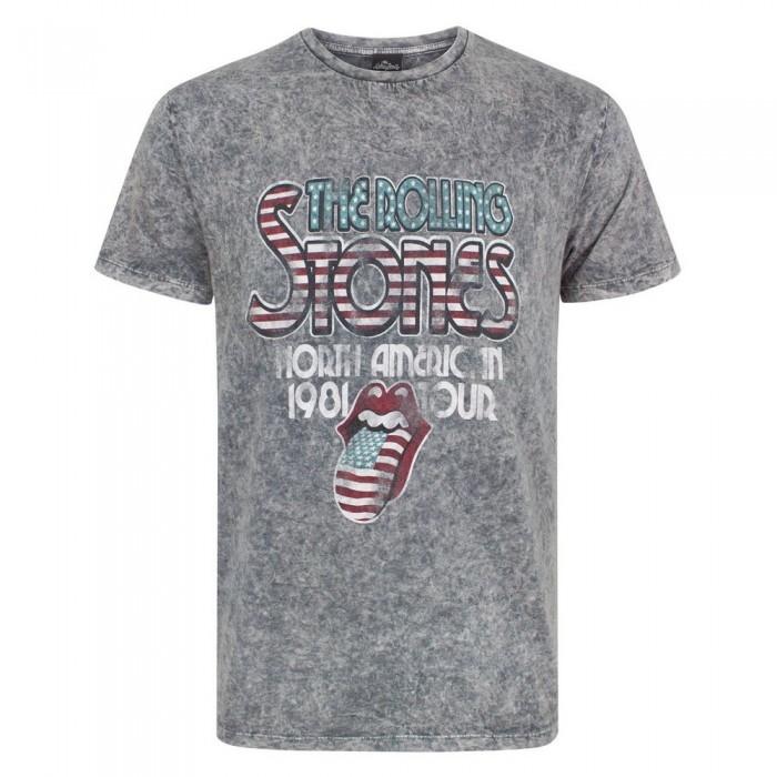 The Rolling Stones Mens Acid Wash T-Shirt
