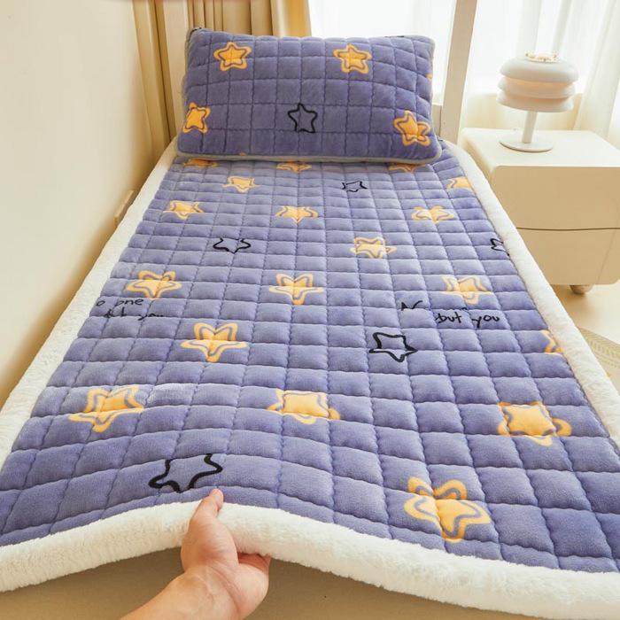 Colchoncillo Plegable de Tatami de Terciopelo de Leche de Lujo para Residencias Estudiantiles y Hogares