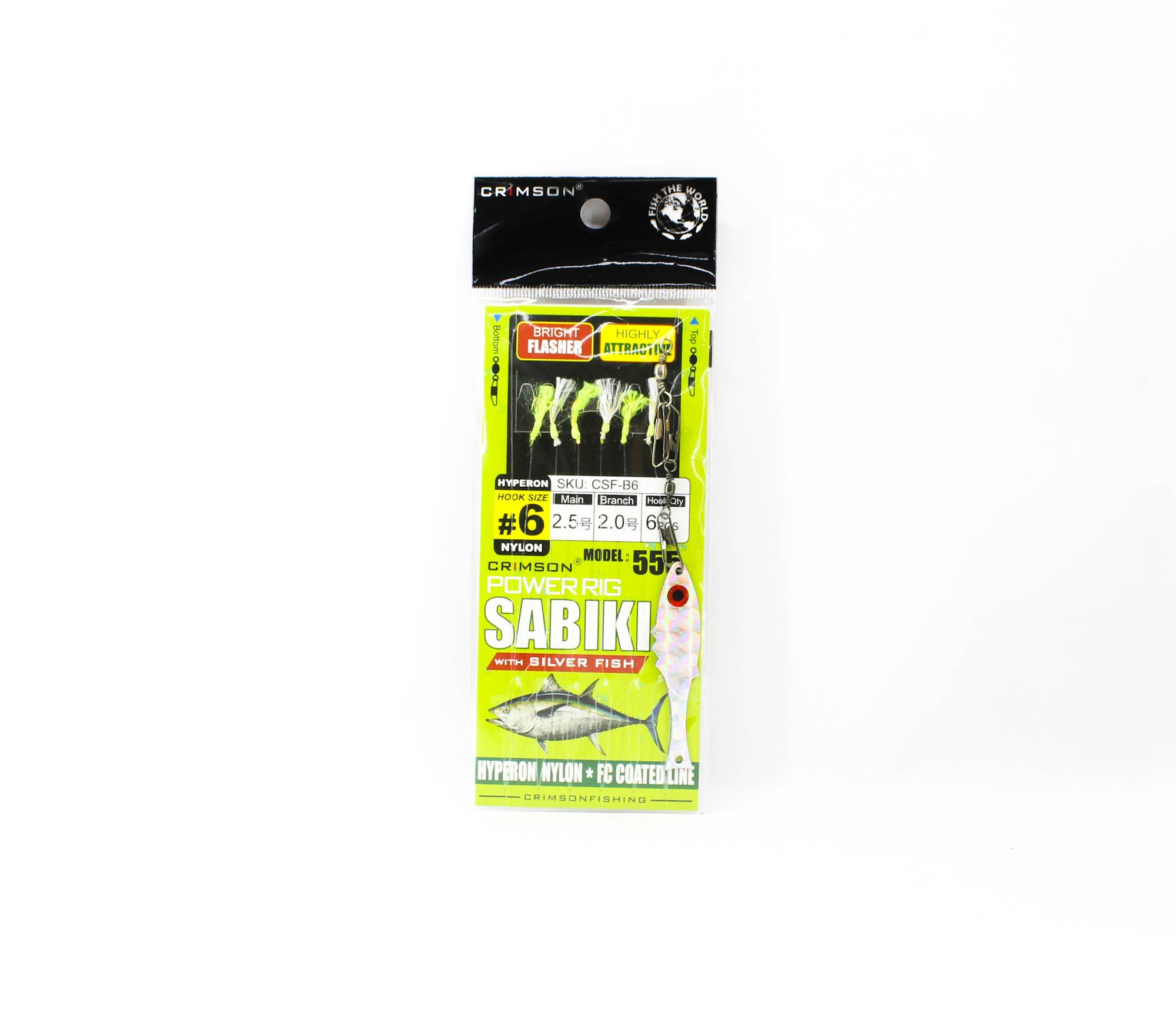 

Crimson CSF-B6 Мощная оснастка Сабики Сильверфиш Флешер Размер 6 (5748)