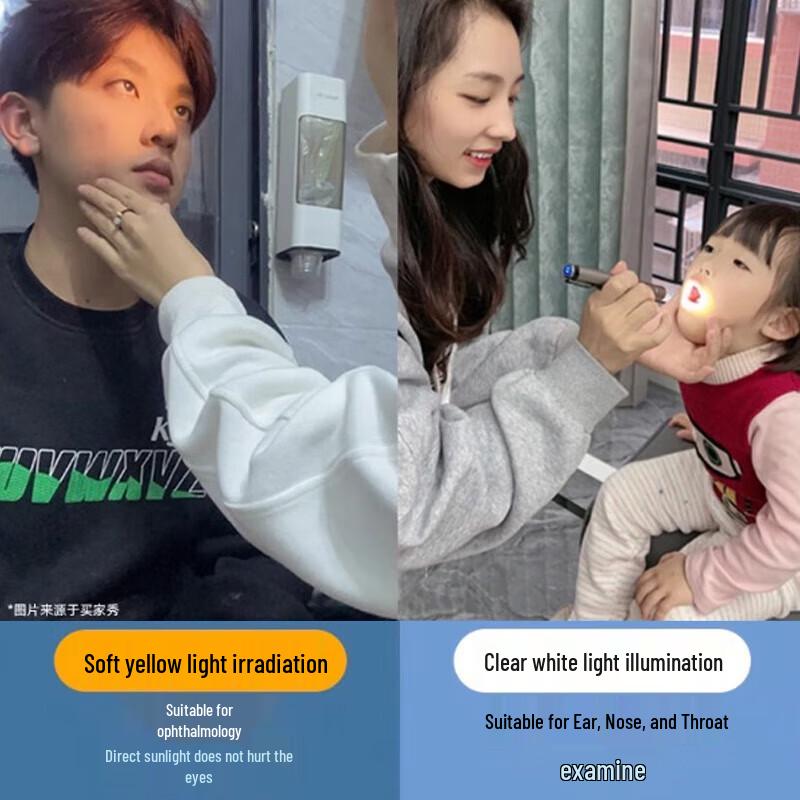 Auxiliary Rechargeable Medical Pupil Penlight