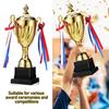Metal Material Gold Trophy Cup 29/33/36cm Winner Trophies Award Trophy  Classroom Use