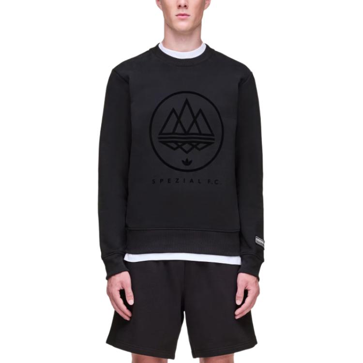 Adidas Originals Spezial Series Fw25 Fc Crew Neck Pullover Warm Long Sleeve Sweatshirt Men Sweatshirt KA3899