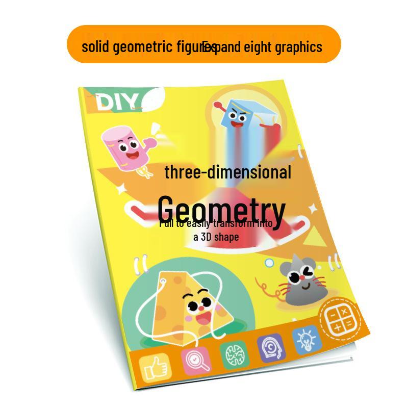 DIY Origami Geometry Models for Kids - Educational Math Toys for Teaching Shapes & Volume