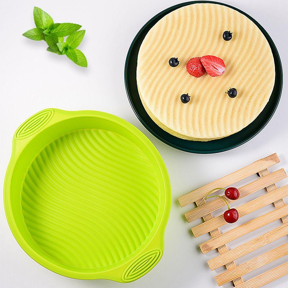 Creative Round Silicone Mold DIY Silicone Baking Pan Food Grade Muffin Cake Mold Baking Tool