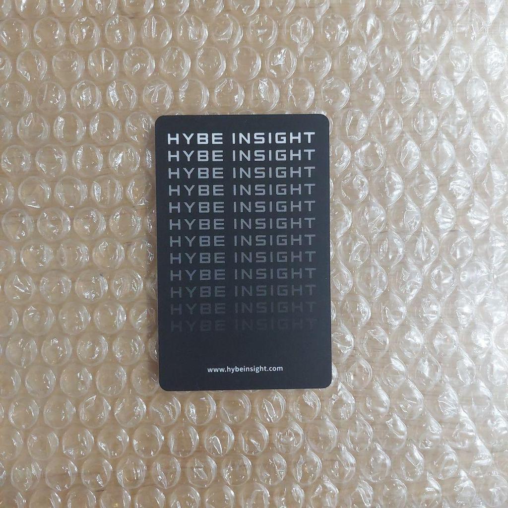 [USED] BTS HYBE INSIGHT proof Lakidro Korean trading card V official