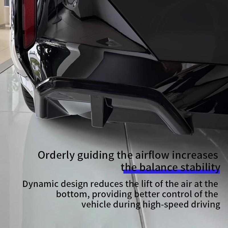 For BMW 5 series i5 G60 2025-2025 Car blackened lower lip trim covers the corner of the rear bumper trim exterior accessories