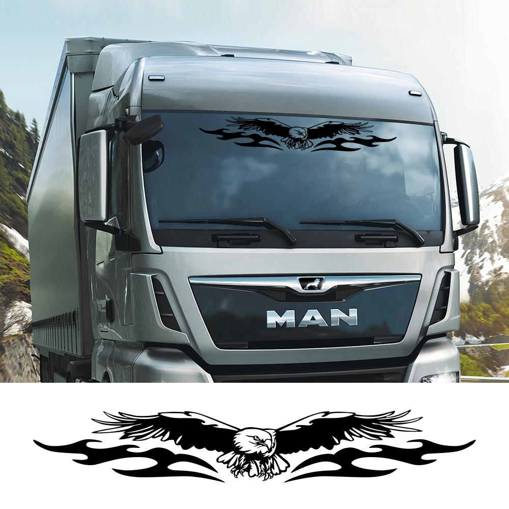 Auto Windschutzscheiben Aufkleber Automobil LKW Windschutzscheibe Adler Form Vinyl Abdeckung Dekor Aufkleber für MAN TGX TG Auto Tuning Zubehör