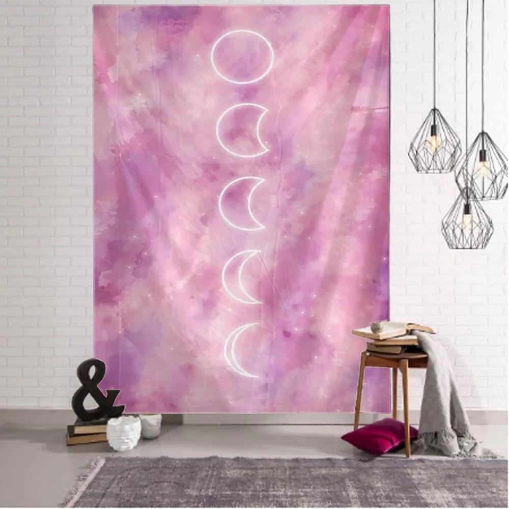 Owl Art Tapestry Psychedelic Animal Print Wall Hanging Aesthetics Room Living  Bedroom Background