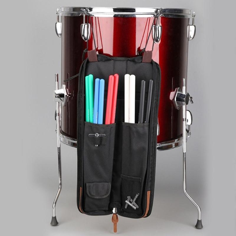 Music Drum Sticks Pouch Drumsticks Bag Drum Sticks Case Perfect for Music Enthusiasts and Studio Recording Session