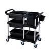 Sule Heavy Duty Restaurant Bussing Cart with Double Handles